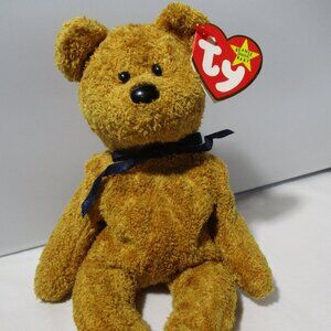 Ty Beanie Baby Fuzz the Bear 1998